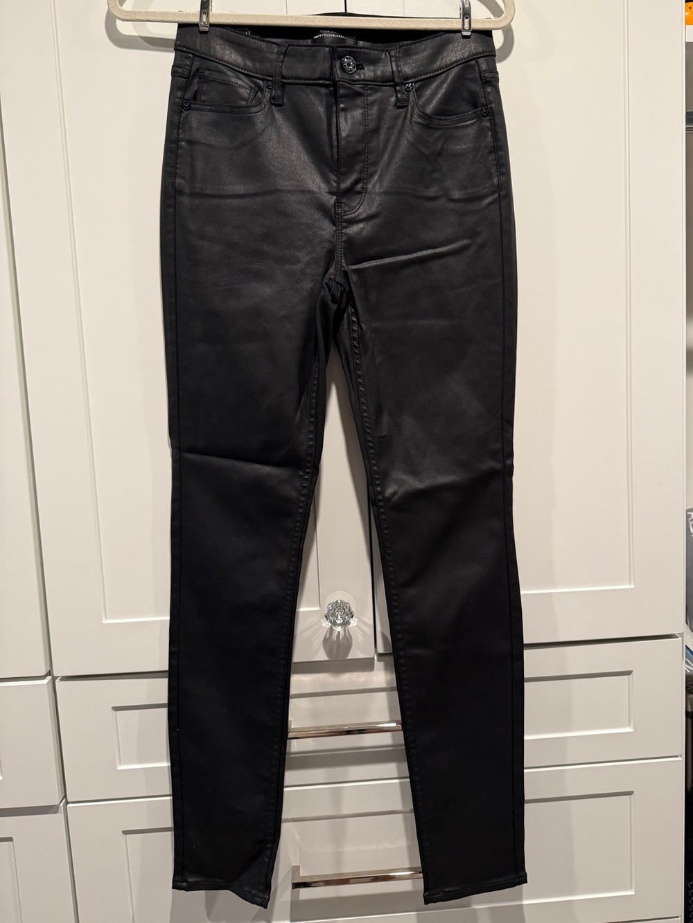 Black Faux Leather Pants White House Black Market- NEW WITH TAGS